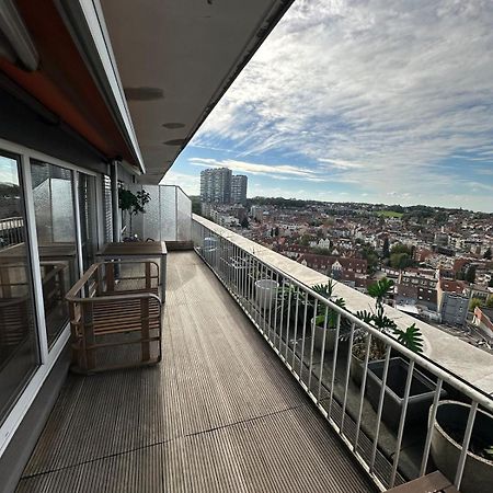 Air Bey Penthouse Apartment Brussel Bagian luar foto
