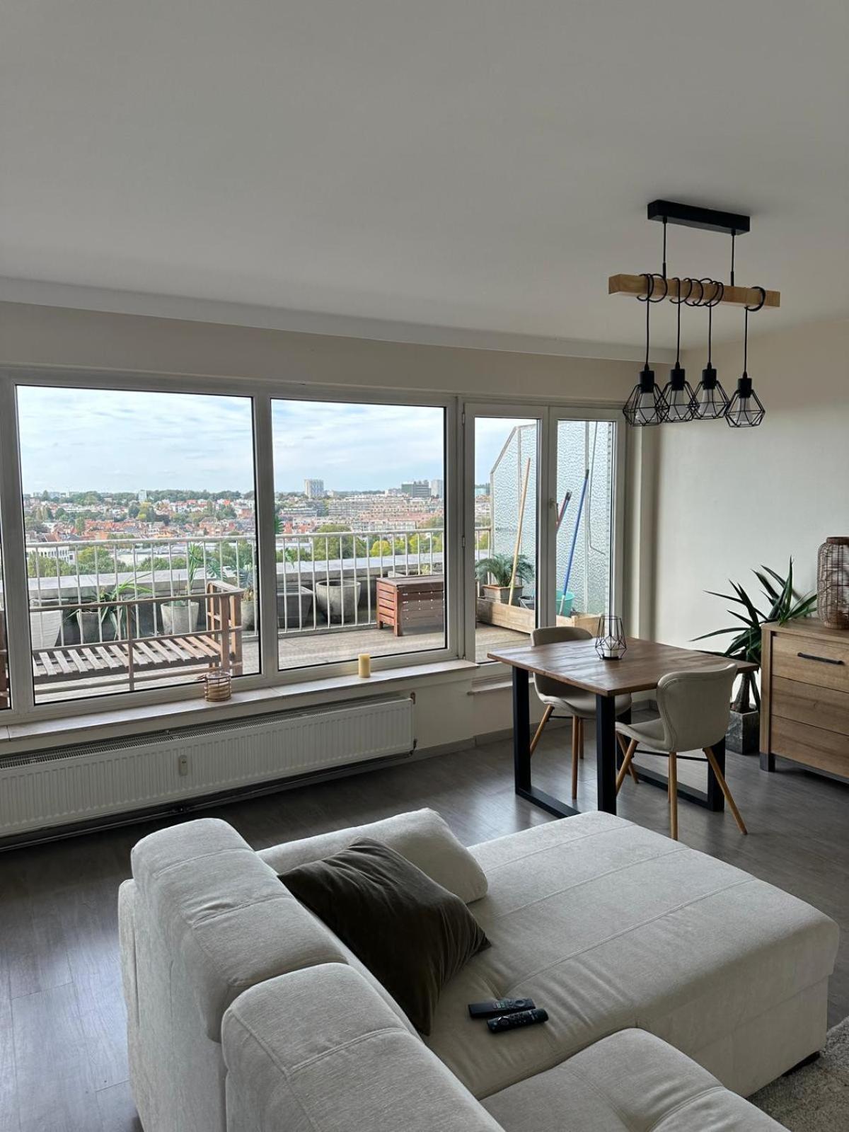Air Bey Penthouse Apartment Brussel Bagian luar foto